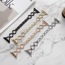 1 Peça Pulseira de Aço Inoxidável para Relógio Feminino, Compatível com Pulseira de 38mm 40mm 41mm 42mm 44mm 45mm 46mm 49mm, Pulseira de Substituição para SE Série 1-10, Pulseira Unissex