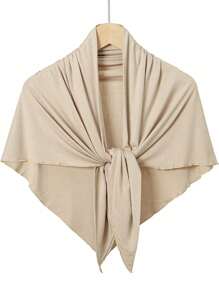 1 pièce Foulard triangulaire antidérapant et respirant pour femmes, bonnet de doublure de couleur unie décontracté, peut être utilisé comme bandeau de sport, confortable et frais pour un port quotidien