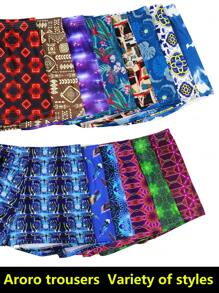 10pcs Assorted Casual Sports Basic Knit Moisture Wicking Fabric Relaxed Fit Printed Lounge Pants, Soft, Comfortable, Elastic Waist Boxers For Everyday Use, Plus Size