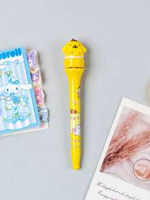 Sanrio 3 Stücke/1 Stück [offiziell lizenziert von Sanrio] Kugelschreiber mit 360° Drehung, Cartoon-Motive: Hello Kitty, Pompompurin, Badtz-Maru, Stressabbau Schreibstifte für Studenten, Schulmaterial, Schulanfang
