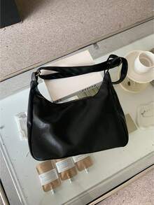 Women's Maillard Retro Crossbody Bag Versatile Shoulder Crossbody Bag [8745] - 黑色 - 查看 3