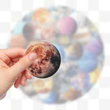 SCXXBSW 50 张星球贴纸，可爱卡通防水贴纸，可用于 DIY 用途，例如滑板、水瓶、笔记本电脑和手机学校用品，返校 - 彩色 - 查看 4