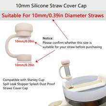 3 Peças de Acessórios para Copos de 30-40 Oz, 1 Peça Tampa de Canudo de Silicone Reutilizável com Flor de 10mm, 1 Peça Tampa de Canudo de Silicone Compatível com Tampa Anti-derrame, Anti-vazamento e Anti-respingo da Xícara , 1 Peça Capa Protetora de Silicone para a Base da Xícara, Acessórios de Xícara, Presentes de Festa de Feriado