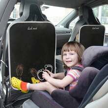 1PC Car Seat Back Protector Pad For Baby - Anti-Kick Mat, Universal Fit, Black Kick Pad For Car Seat Interior Protection - Multicolor - View 3
