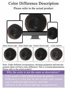 合成爪形发髻马尾发髻接发黑棕色发髻发饰适合女士女孩日常派对使用