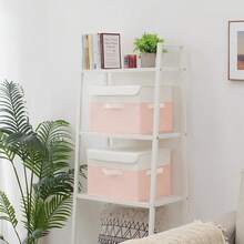 Fabric Storage Boxes, Keepsake Box, Large Storage Bins With Lids, Closet Organizers,, Storage Baskets - Red - View 3