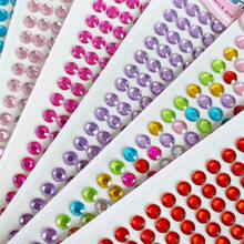 1 Set Acrylic Diamond Stickers, Includes 3 Different Sizes (6mm) And 15 Vivid Colors, Suitable For Decorating Various Surfaces Such As Phone Cases, Pen Holders, Photo Album, Glassware And More. This Diverse Set Provides A Unique DIY Experience To Showcase Your Personalized Creativity.
