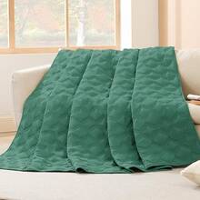 Size Quilt Bedding Set Teal - Full Lightweight Comforter Bedspreads & Coverlets Turquoise - Bedding Cover Bed Decor All Season - 3 Pieces (1 Quilt, 2 Pillowcases) - 霧霾綠 - 查看 6