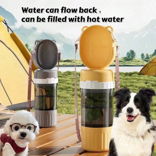 1pc Portable Pet Dog Water Cup, Outdoor Dog Walking Drinking Bottle, Pet Supplies