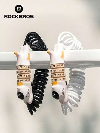 ROCKBROS 可爱猫咪造型头盔锁 ABS 表盘 锌合金主体 自行车安全锁