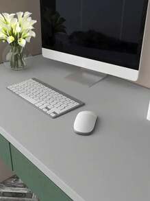 1 rotolo di carta da parati in PVC grigio opaco, impermeabile, rimovibile, per decorare e ristrutturare soggiorno, camera da letto, cucina e bagno
