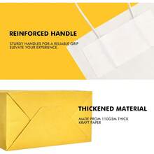 2025RACETOP 32 Pack Small Paper Gift Bags With Handles, 5.8"*3.2"*8.25" Kraft Paper Party Favor Bags Bulk For Kids Birthday, Baby Shower, Crafts, Wedding, Party Supplies (8 Colors) - 紅色 - 查看 9