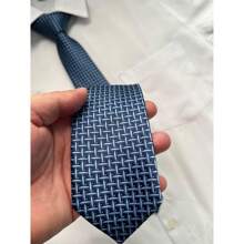 Gravata Semi Slim Azul - 1200 Fios