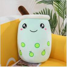 1 pieza Cojín de peluche con perla de té con leche - Muñeco de peluche del mismo estilo - Peluche super suave - Regalo para seres queridos - Muñeco - Expresión de dibujos animados linda - Varios juguetes de peluche de té con leche - Opción perfecta para bebés que no pueden beber té con leche - Muñeco - Muñeco - Regalo perfecto - Regalo de cumpleaños - Regalo ideal - Regalo premium - Regalo - Muñeco - Muñeco