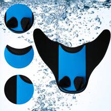 1 pieza Aleta de cola de sirena, aletas de natación de estilo de pie completo adecuadas tanto para hombres como para mujeres, nadadores principiantes, entrenamiento de natación, gran regalo, artículos esenciales de playa, accesorios de playa, flotador de piscina