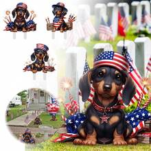 Celebre el Día de la Independencia con Garden Paws: una adición original a su jardín. - azul - Ver 5