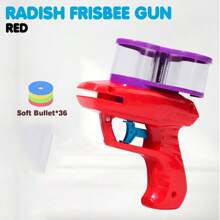 1 pezzo Pistola a forma di carota per lancio, giocattolo da puzzle rotante per interni, regalo interattivo per bambini per feste di compleanno, Natale, lanciatore a catapulta, giocattolo per ragazzi, bambini, regalo per ragazze, giocattolo per gatti