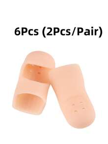 2 件柔软手指和脚趾套、脚趾分离垫、摩擦保护