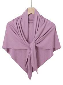1 pièce Foulard triangulaire antidérapant et respirant pour femmes, bonnet de doublure de couleur unie décontracté, peut être utilisé comme bandeau de sport, confortable et frais pour un port quotidien