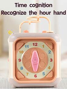 The 7-In-One Activity Cube Early Education Toy Is Suitable For Children Aged 1 To 3. It Is Both Entertaining And Educational, Promoting Fine Motor Skills, Cognitive Abilities And Logical Thinking - Màu Xám nhạt - Xem 5