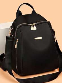 Mochila informal de gran capacidad, bolso de viaje, bolso escolar, bolso de mano y bolso de hombro versátil y de moda para mujer