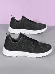 Men's Running Sneakers, Thick Sole, Ultra-Light, Comfortable Soft Bottom Shock Absorbing Casual Shoes, Plus Size Work Shoes, Mesh Fabric ,Gym