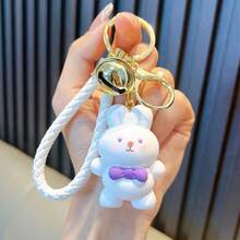 Cute Animal Keychain Pendant, Mobile Phone Pendant, Home Decoration Pendant, Backpack Decoration Accessory, Colorful Doll Pendant, Car Key Pendant, Holiday Gift, Car Decoration Pendant - Multicolor - View 7