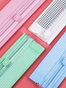 1 máy cắt giấy A4/A3 kèm thước an toàn, máy cắt giấy cầm tay tiện dụng cho làm sổ lưu niệm, thủ công, cắt ảnh, nhãn, bìa cứng, v.v. - Nhiều màu - Xem 9