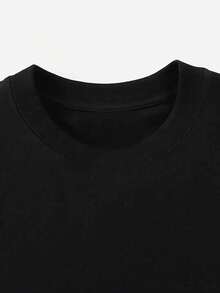 Men T-Shirts - 黑色 - 查看 3