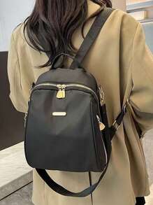 Mochila informal de gran capacidad, bolso de viaje, bolso escolar, bolso de mano y bolso de hombro versátil y de moda para mujer