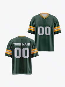 2026 Customize Your Own Jersey, Suitable For Both Men And Women. Short-Sleeved Single-Piece Men's Sports Team/Club Training Rugby Jersey. Name And Number Printed On The Front And Back. Quick-Drying, Breathable, Suitable For Everyday Wear, Parties, And Parties. Comfortable And Well-Fitting. Couple Outfits. Summer - Multicolor - View 9