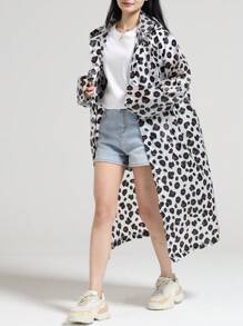 1pc Multi Color Printed Waterproof EVA Rain Coat For Adults - Thick, High Quality, Lightweight, With Hood, Suitable For Daily Use, Fishing, Hiking And Travel, Outdoor Gear | Hooded Rain Poncho | Non-Stretchy Fabric