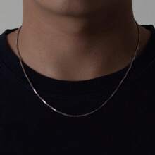 925 Sterling Silver Luxury Simple Pendant Necklace For Women, Gift For Christmas, Thanksgiving, Valentine's Day, Anniversary