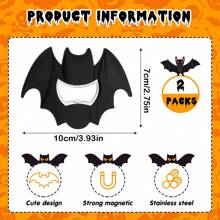 1pc Creative Cartoon Bat Shape Refrigerator Magnet Bottle Opener, The Strong Magnetism On The Back Can Absorb The Refrigerator And Iron Cabinet, The Size Is Ergonomic, Easy To Open The Bottle, Creative Kitchen Supplies, Gifts, Home Decoration, Refrigerator Decoration, Halloween