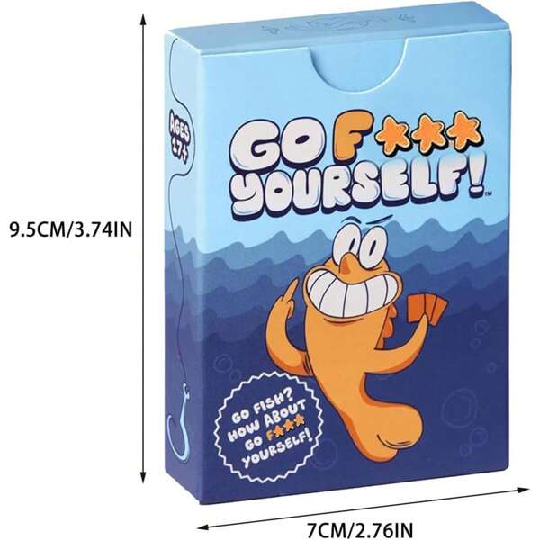 (1pc) Gag Paper Card Game, Go Fish Life's Little Humiliation Game, Interactive Fun Family Game And Brand New Prank Gift