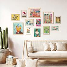 ¡RecomendadoDecoración Colorida Maximalista - 97 Piezas de Arte Ecléctico para Pared del Hogar, Recámara - Impresiones Artísticas Famosas¡Top de Temporada - Número de ángel - Ver 7