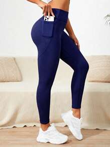 Women's High-Waisted Yoga Leggings – Stretchy Long Workout Tights, Tummy Control Compression Pants For Gym, Fitness, And Casual Wear