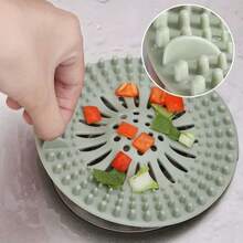 1 件地漏，排水毛发收集器，保持排水清洁畅通，淋浴排水过滤器毛发收集器套装家居浴室装饰夏季 - 彩色 - 查看 7