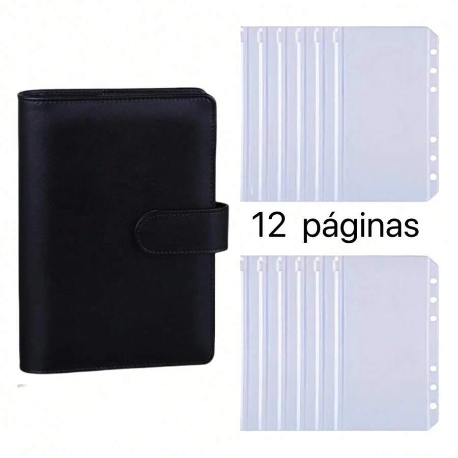 A6 Monochrome Binder For Notebook And Accounts