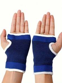 1 Paar atmungsaktive Kompressionshandgelenk-Stützbandage, hergestellt aus Polyester-Sportbandage, verwendbar als Sprunggelenk-Bandage, geeignet für Fitness, Gartenarbeit, Handschutz, ohne Batterie oder Stromversorgung erforderlich