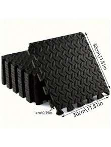 4pcs Multi-Function Yoga Mat Set, Non-Slip Mat, Interlocking Fitness Protective Mat, Exercise Mat, Home & Gym Fitness Equipment Foam Flooring Tiles - Multicolor - View 1