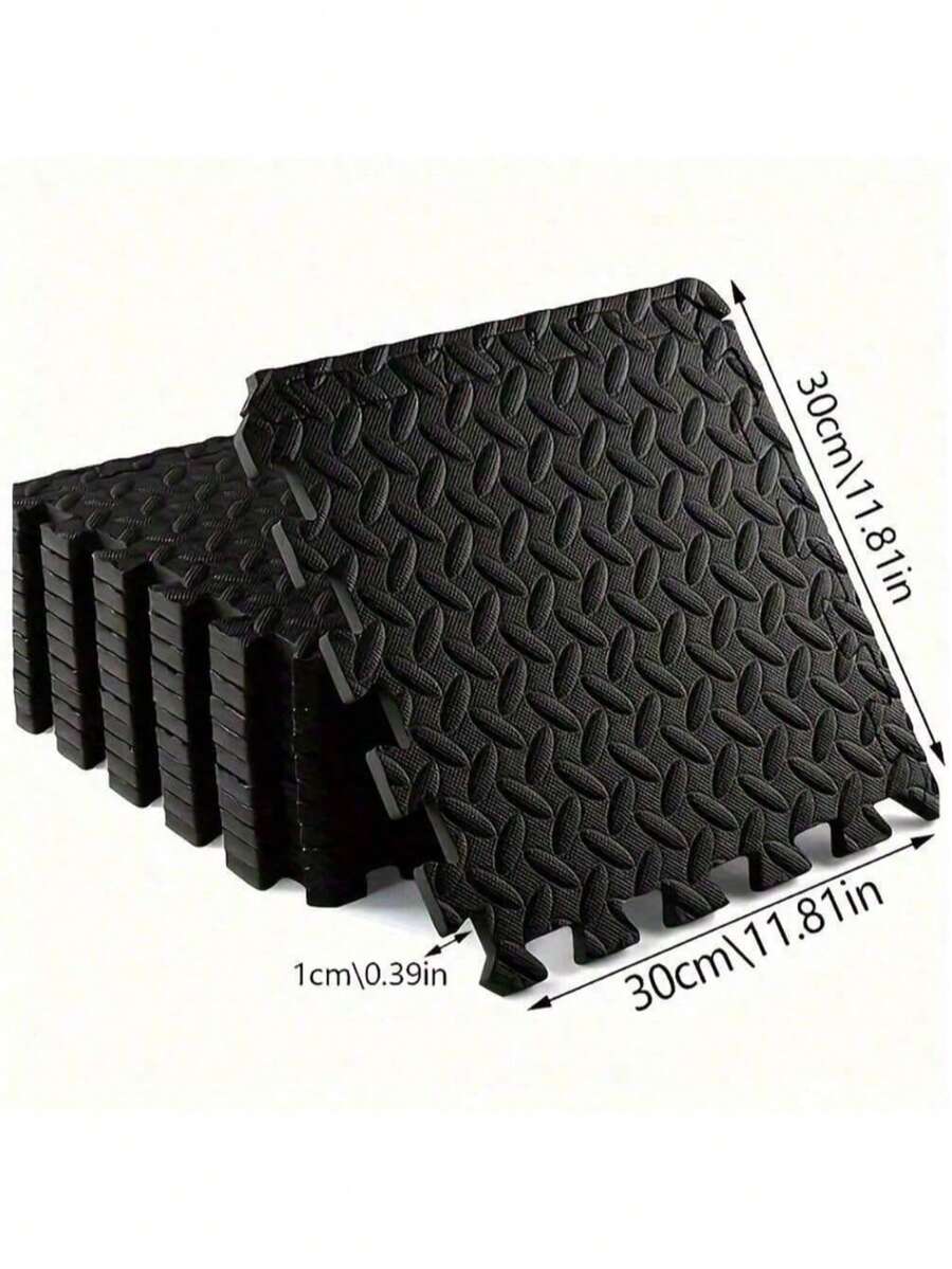 4pcs Multi-Function Yoga Mat Set, Non-Slip Mat, Interlocking Fitness Protective Mat, Exercise Mat, Home & Gym Fitness Equipment Foam Flooring Tiles - Multicolor - View 1