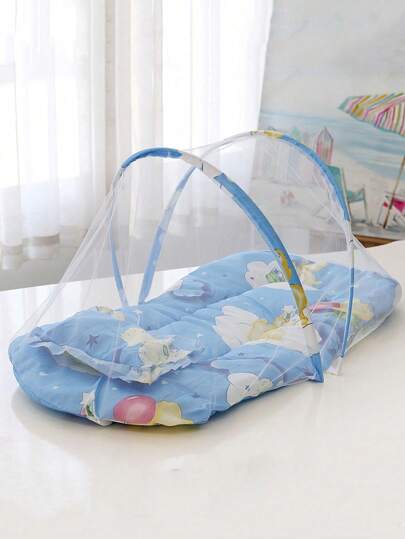 2 pezzi Zanzariera anti-caduta pieghevole per bambini, zanzariera specializzata anti-caduta e anti-zanzare per bambini, pieghevole senza installazione richiesta