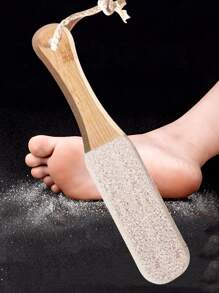 1 pièce Outil de râpe à pédicure professionnelle pour la peau morte, fissures des talons. Lime à pied en bois de hêtre, râpe à callosités, grattoir pour les pieds