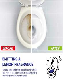 JAYSUING Bộ 12 chai dung dịch vệ sinh bồn cầu, chất tẩy vết bẩn nước tiểu mạnh mẽ, dung dịch khử mùi nhà vệ sinh. - Nhiều màu - Xem 5