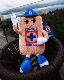 Costalito Cruz Azul Peluche Regalos - Café integral - Ver 1
