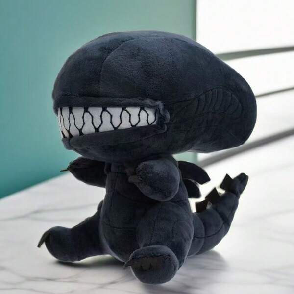 Brinquedo de pelúcia fofo alienígena xenomorfo, bicho de pelúcia macio, almofadas de pelúcia, presente especial para crianças, brinquedo de decoração de quarto kawaii