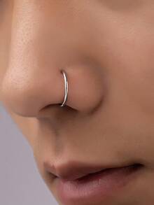 1 件女士精致几何简约鼻夹，朋克/嘻哈风格派对饰品 - 鼻夾 - 查看 18