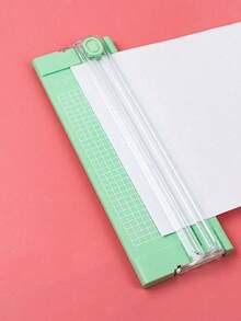 1 máy cắt giấy A4/A3 kèm thước an toàn, máy cắt giấy cầm tay tiện dụng cho làm sổ lưu niệm, thủ công, cắt ảnh, nhãn, bìa cứng, v.v. - Nhiều màu - Xem 8