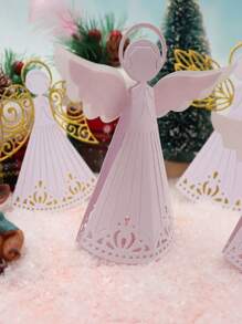 1pc Christmas Angel Style Thin Cut Mold Handmade DIY Cutting Mold Scrapbook Background Decoration Embossed Template Album Holiday Card Making